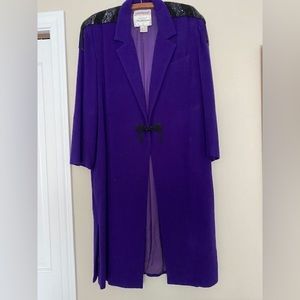 Authentic-Rocco Barocco for Saks Fifth Avenue. In a rich royal purple color